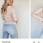 Lane 201  “Flirty Frill” sweater Photo 1