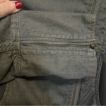 Sundance Women’s Size 14 Gray Denim Moto Jacket Asymmetrical Zip Stretch Photo 11