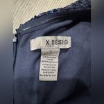 Love by Design  Navy Sequin One-Shoulder Dress Photo 10