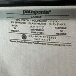 Patagonia  Tank Top Large Blue White Ruched‎ Athletic Nylon Spandex Outdoor Hike Photo 2