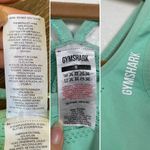 Gymshark  Energy Seamless Sports Bra Light Green Mint Strapy Eyelet Contour S Photo 13