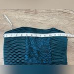 Lovers + Friends  Teal Black Lace Mesh Strapless Mini Dress - XS Photo 6