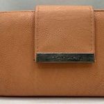 Tahari  Tab Indexer Peach Orange Sherbet Wallet Organizer Women's Photo 0