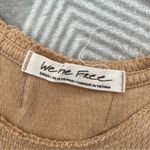 Free People We the Free Relaxed Fit Oversized Waffle Knit Razorback Tank Top S Photo 1