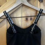 Juicy Couture  Intimates Shapewear Bodysuit Adjustable Logo Straps Black Size‎ S Photo 3