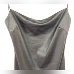 Windsor , Bodycon Black Mini, backless, looks like satin, great tiny straps, sz M Photo 1