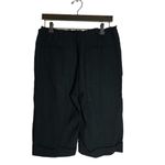 3.1 Phillip Lim  cuffed trouser shorts black raw waist Sz 8 Photo 1