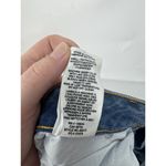 Avec Les Filles  High Rise‎ Straight Jeans Size 30 Distressed Cropped Blue Denim Photo 6