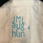 J. McLaughlin  white square textured collared button up 4 Photo 2