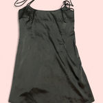 Nasty Gal Black satin dress from  Photo 0