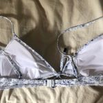 Intermix Blue Floral Bikini Top Photo 5