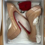 Christian Louboutin Nude  Heels - Lady peep 150 patent calf black pump heels Photo 1