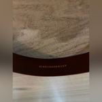 Anthropologie • Tan Leather Belt with Silver Buckle Photo 5