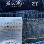 Miss Me  Signature Denim Jean Cut Off Distressed Mini Jean Shorts size 27 Photo 4