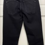 James Jeans  Twiggy Black Clean II Jet Black Denim Dry Aged Jeans - Size 28 Photo 8