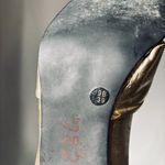 BCBG Gold Women's Metallic Heel Shoes Size 9 Photo 8