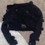 SheIn Black jean jacket Photo 2