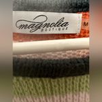 Magnolia Boutique Colorful Striped Sleeveless Dress Red Size M Photo 2