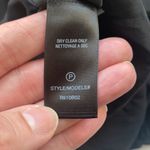 Robert Rodriguez NWT women’s black silk floral ruffled one sleeve blouse, size 4 Photo 10