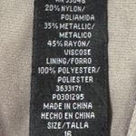 David's Bridal David’s Bridal Sparkling Lace Empire Waist Maxi Dress Size 16 Photo 8