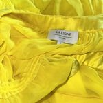 La Ligne Constance shirred Silk midi Maxi Dress Yellow S Resortwear vacation Photo 1