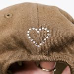 Gap Vintage Y2K Brown Rhinestone Baseball Hat Photo 5