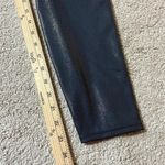 Target JOY LAB Womens Leggings Metallic Shimmer Navy Blue Activewear Athletic Size L Photo 4