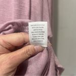 Evereve  Women's Smocked Top Shirt Lilac Layla Size Medium V Neck Long Sleeve Photo 5