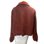 House of Sunny Brown Long Sleeve Half Snap Fleece Teddy Sweater Top Size 8 Photo 2