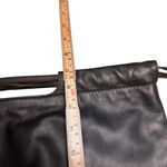 Orciani RARE Black Leather Honeycomb Embossed Backpack Tote NWOT Large 14.5x17 Photo 6