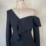 Black Halo Tava Mini Dress in Black Photo 4