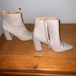 EXPRESS Faux Crocodile Pattern Heel Boots Sz 6 Photo 3