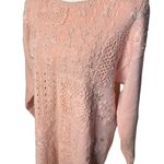 Vintage Knit Soft Pink Sweater L Cotton Size L Photo 1