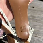 BCBGMAXAZRIA  Women’s Taylor‎ Twist-Strap Sandal in white size 8.5 Photo 8