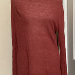 Eileen Fisher  Organic Linen Boat Neck Long Sleeve Casual Sweater Top M Photo 0