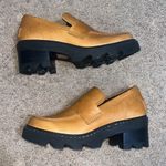 Sorel  Joan Now City‎ Loafer Chunky Platform Canyon Gold Black 9 Photo 4