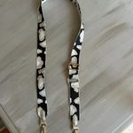 Reversible Leopard Print Wide Detachable Purse Strap Adjustable Black Photo 6