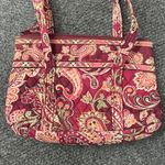 Vera Bradley  Medium Paisley Shoulder bag red pink 2009 Raspberry Quilted Photo 1