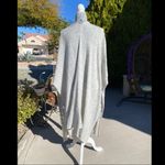 Free People  Womens Cable Knit Poncho Cardigan Sweater Shawl in Grey XS/S Photo 7