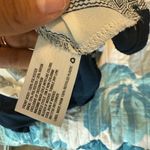 Xhilaration  Navy and Cream Chevron Midi Skirt Photo 3