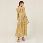 Millie Resort Daphne Citrus Yellow Dress White Size XL Photo 1