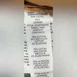 Good American ‎ NEW Jumpsuit Womens Medium Brown Lace Up Utility Twill Cargo Photo 10