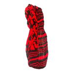 EXPRESS Red/Black Infinity Scarf Photo 1