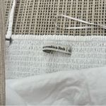 Abercrombie & Fitch white ruffled tube top tank with detachable sleeves Photo 5