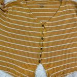 American Eagle  waffle knit button shirt Photo 1