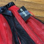 Hot Topic Red and Black Bubble Tutu, Cosplay, Harley Quinn, NWT Photo 2