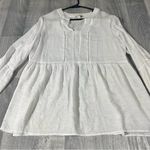 Counterparts  White Long Sleeve Blouse; 1X Photo 0