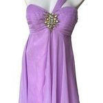 New, Evenings by Allure Lilac Mini Prom Dress, Sz 10 Photo 0