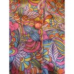 Elegant Emily Lounge Dress Womens 1X Multicolor Floral Paisley Satin Trim V Neck Size undefined Photo 6