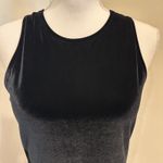 VTG Y2K 90s Marian & Maral Black Velvet Sleeveless Maxi Dress Gothic Witch Small Photo 4